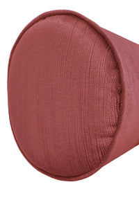 THE BOLSTER :: STRIE VELVET // ANTIQUE ROSE