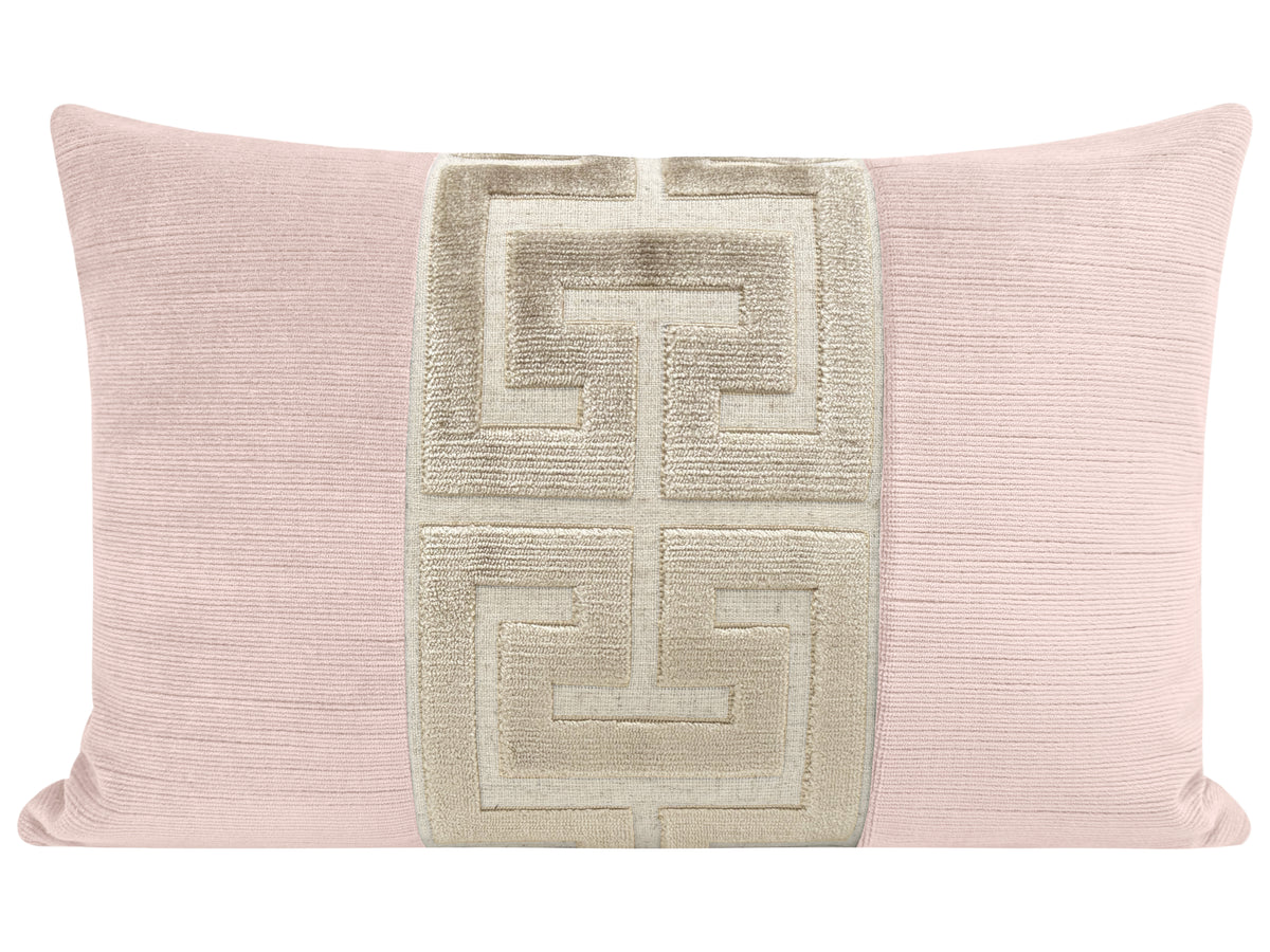 THE LITTLE LUMBAR :: STRIE VELVET // BALLET + CASHMERE GREEK TRIM