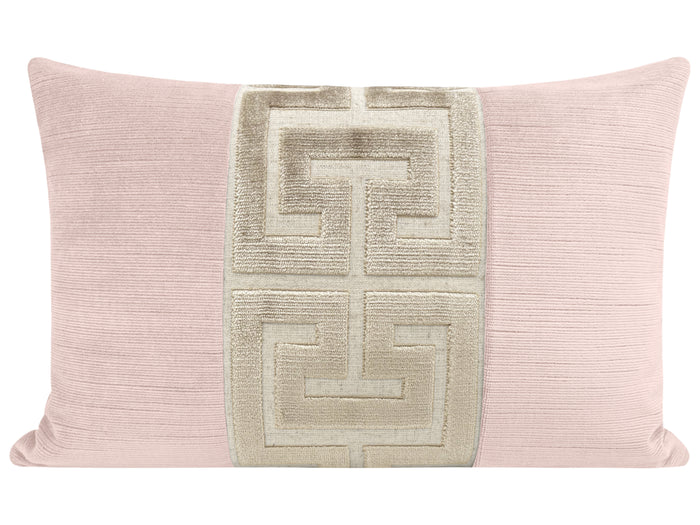 THE LITTLE LUMBAR :: STRIE VELVET // BALLET + CASHMERE GREEK TRIM
