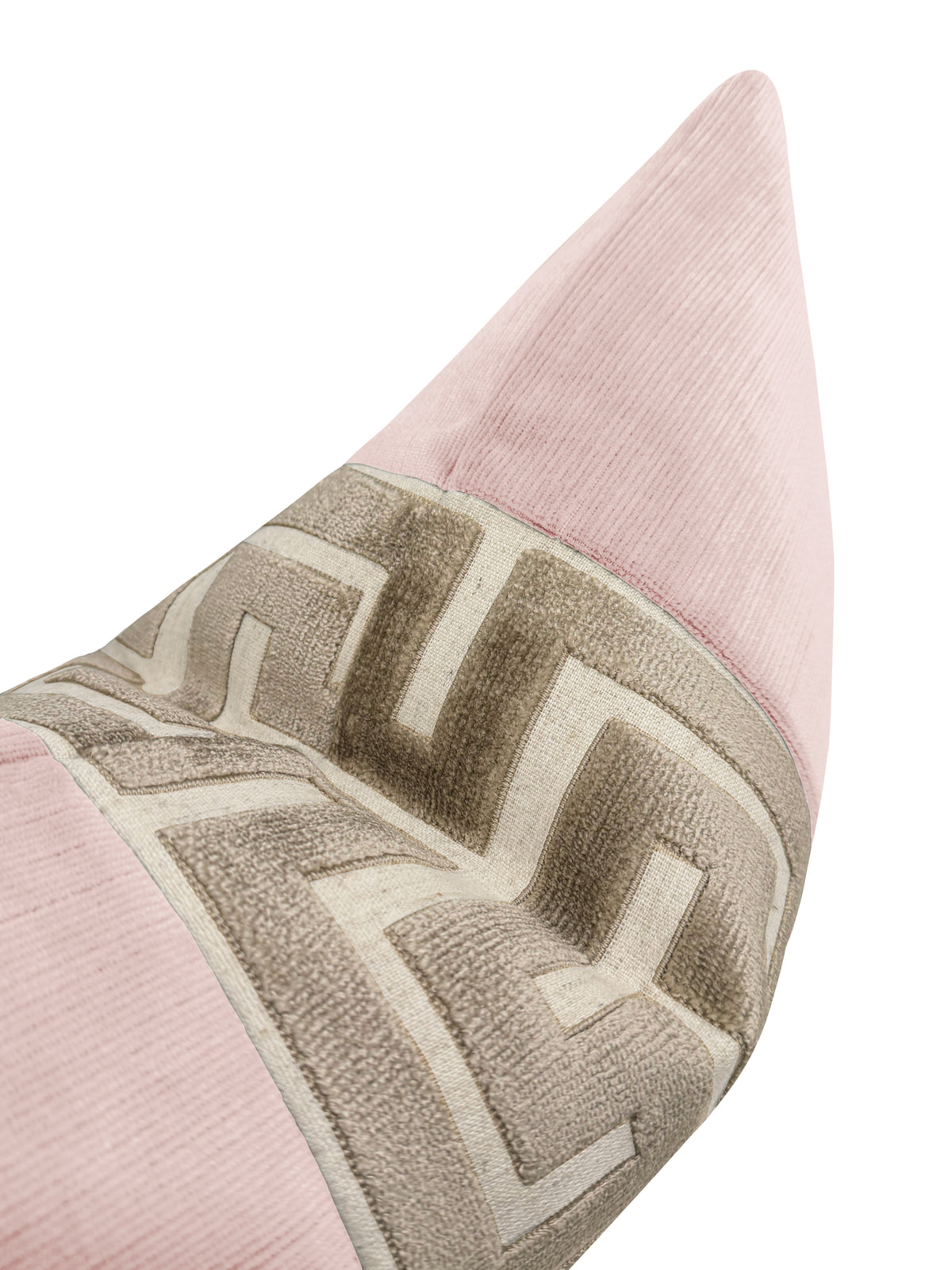 THE LITTLE LUMBAR :: STRIE VELVET // BALLET + TAUPE GREEK TRIM