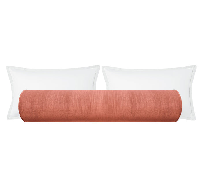 THE BOLSTER :: STRIE VELVET // BLUSH