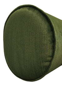 THE BOLSTER :: STRIE VELVET // OLIVE