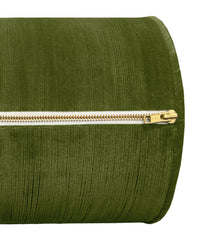 THE BOLSTER :: STRIE VELVET // PERIDOT