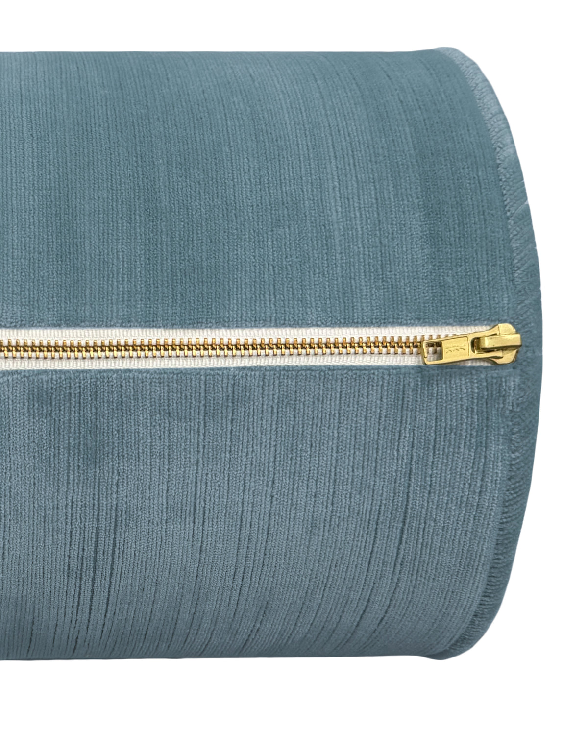 THE BOLSTER :: STRIE VELVET // CHAMBRAY