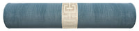 THE BOLSTER :: STRIE VELVET // CHAMBRAY + GREEK TRIM