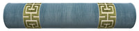 THE BOLSTER :: STRIE VELVET // CHAMBRAY + GREEK TRIM