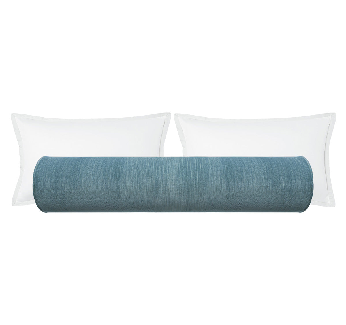 THE BOLSTER :: STRIE VELVET // CHAMBRAY