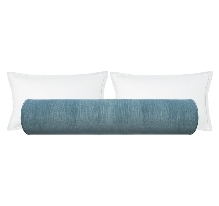 THE BOLSTER :: STRIE VELVET // CHAMBRAY