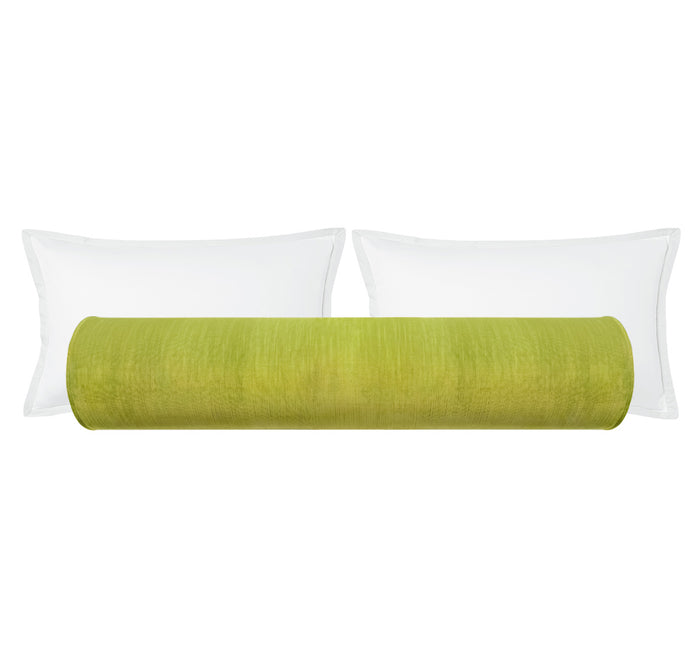 THE BOLSTER :: STRIE VELVET // CITRINE