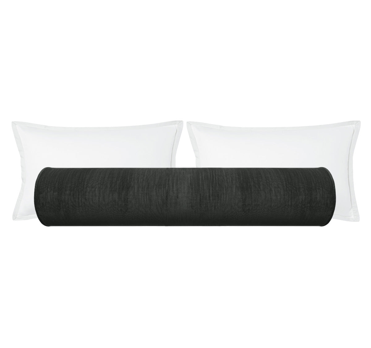 THE BOLSTER :: STRIE VELVET // GRAPHITE