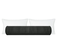 THE BOLSTER :: STRIE VELVET // GRAPHITE