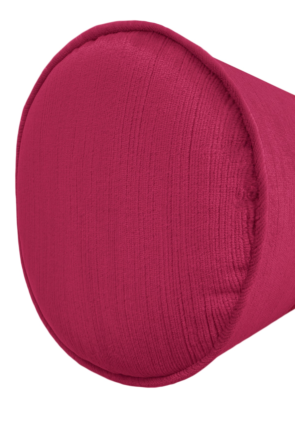 THE BOLSTER :: STRIE VELVET // MAGENTA