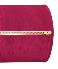 THE BOLSTER :: STRIE VELVET // MAGENTA