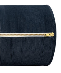 THE BOLSTER :: STRIE VELVET // NAVY BLUE