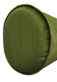 THE BOLSTER :: STRIE VELVET // PERIDOT