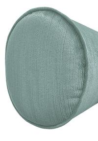 THE BOLSTER :: STRIE VELVET // SPA BLUE