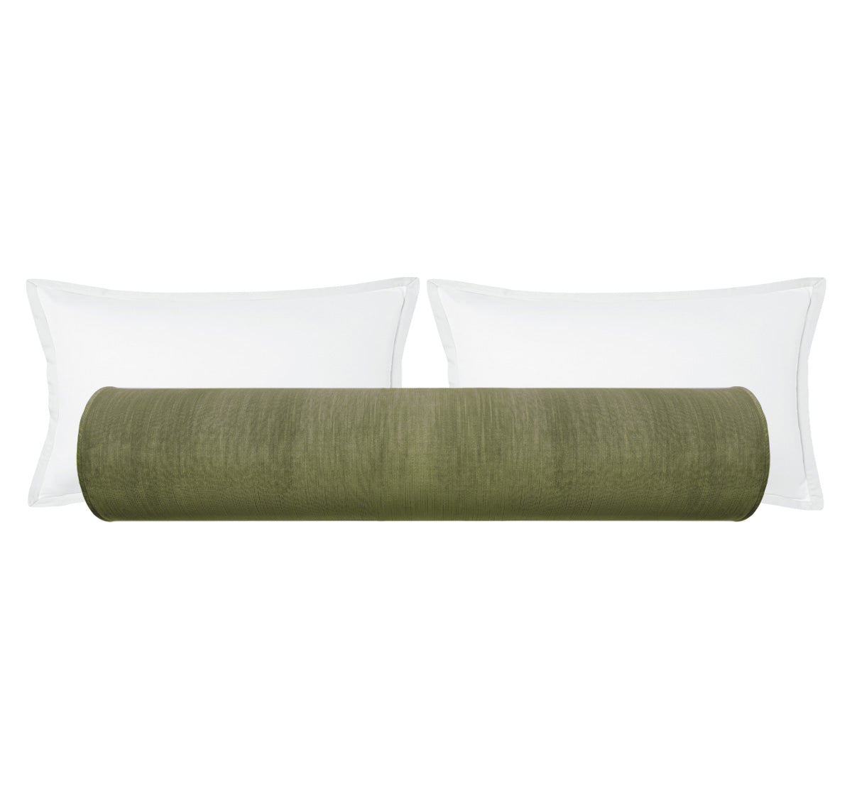 THE BOLSTER :: STRIE VELVET // SPANISH MOSS