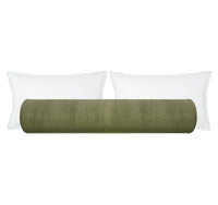 THE BOLSTER :: STRIE VELVET // SPANISH MOSS