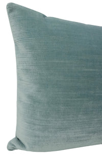 THE XL LUMBAR :: STRIE VELVET // CERULEAN BLUE