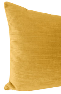 THE XL LUMBAR :: STRIE VELVET // GOLDENROD