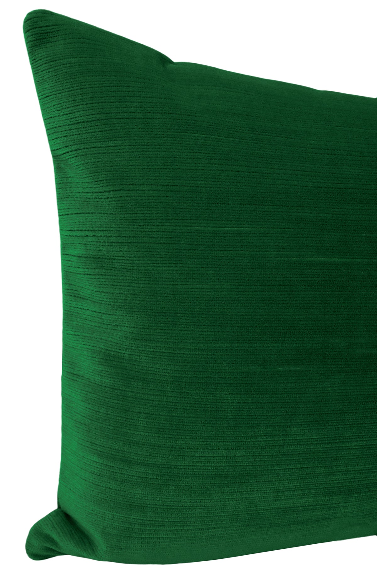 THE XL LUMBAR :: STRIE VELVET // MALACHITE