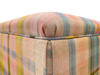 THE SKIRTED OTTOMAN :: TATTIE PLAID // MULTI | ANNA SPIRO
