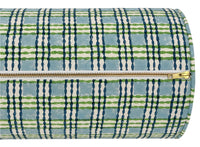 THE BOLSTER :: TRELLIS HAND BLOCK PRINT // SKY & GRASS | SCHUMACHER