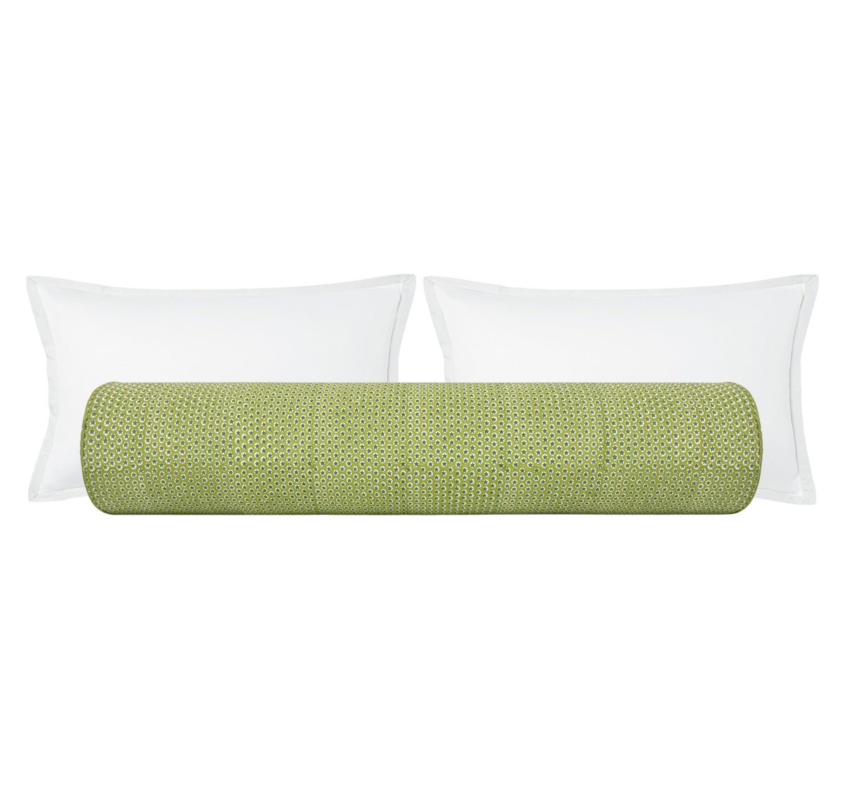 THE BOLSTER :: TUK TUK HAND BLOCK PRINT // GREEN | SCHUMACHER
