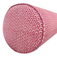 THE BOLSTER :: TUK TUK HAND BLOCK PRINT // PINK | SCHUMACHER