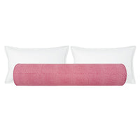 THE BOLSTER :: TUK TUK HAND BLOCK PRINT // PINK | SCHUMACHER