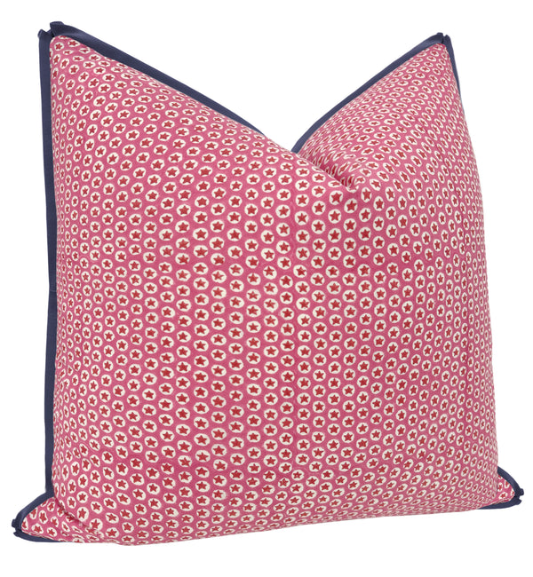 TUK TUK HAND BLOCK PRINT // PINK | SCHUMACHER