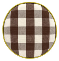 THE DOT :: CHARLESTON CHECK // CHOCOLATE