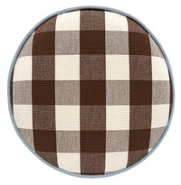 THE DOT :: CHARLESTON CHECK // CHOCOLATE