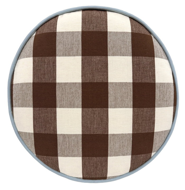 THE DOT :: CHARLESTON CHECK // CHOCOLATE