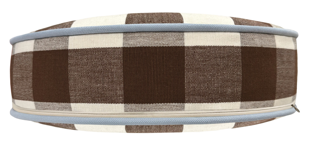 THE DOT :: CHARLESTON CHECK // CHOCOLATE