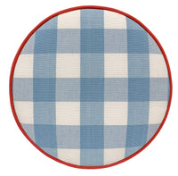 THE DOT :: CHARLESTON CHECK // POWDER BLUE