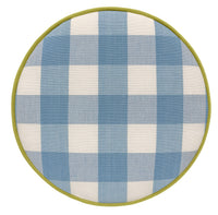 THE DOT :: CHARLESTON CHECK // POWDER BLUE