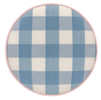 THE DOT :: CHARLESTON CHECK // POWDER BLUE