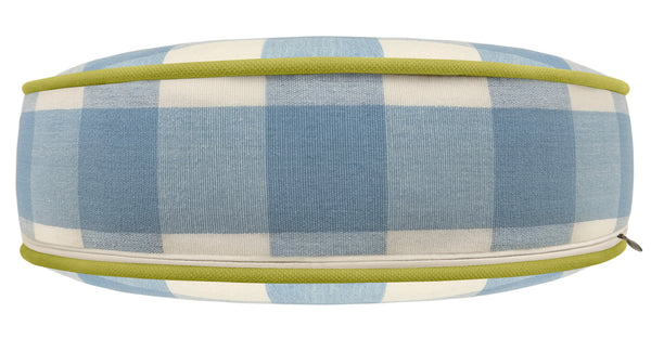 THE DOT :: CHARLESTON CHECK // POWDER BLUE