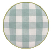 THE DOT :: CHARLESTON CHECK // SPA BLUE