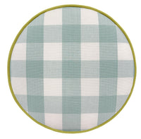 THE DOT :: CHARLESTON CHECK // SPA BLUE