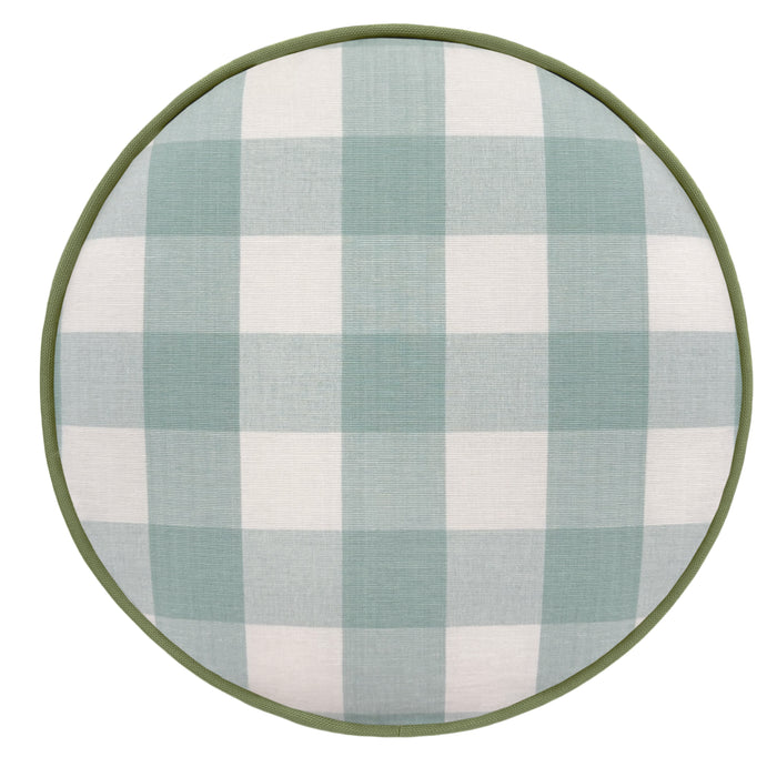 THE DOT :: CHARLESTON CHECK // SPA BLUE