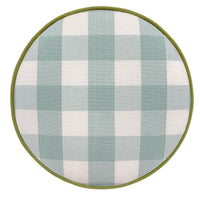 THE DOT :: CHARLESTON CHECK // SPA BLUE