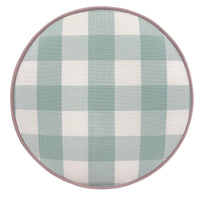 THE DOT :: CHARLESTON CHECK // SPA BLUE