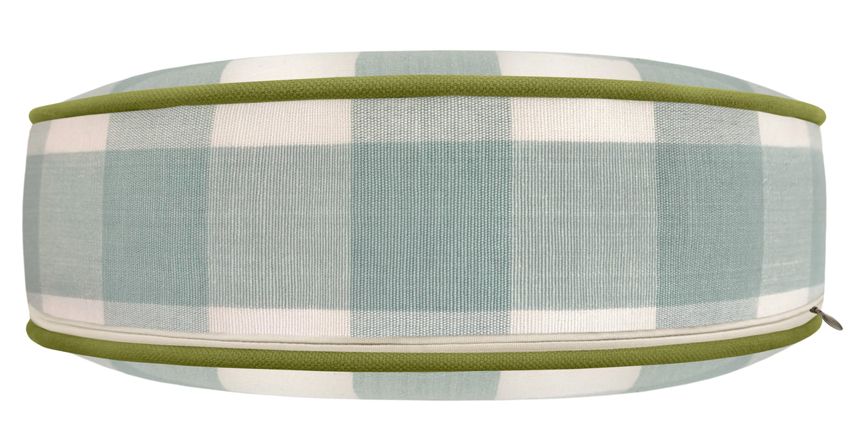 THE DOT :: CHARLESTON CHECK // SPA BLUE