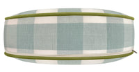 THE DOT :: CHARLESTON CHECK // SPA BLUE