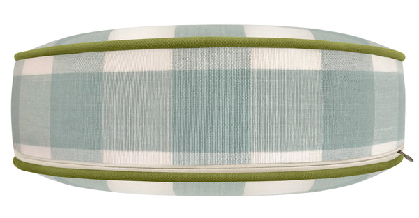 THE DOT :: CHARLESTON CHECK // SPA BLUE