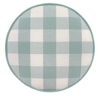 THE DOT :: CHARLESTON CHECK // SPA BLUE