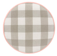 THE DOT :: CHARLESTON CHECK // STONE