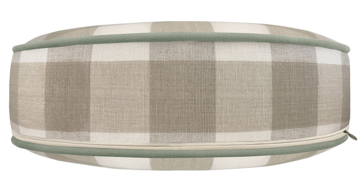 THE DOT :: CHARLESTON CHECK // STONE